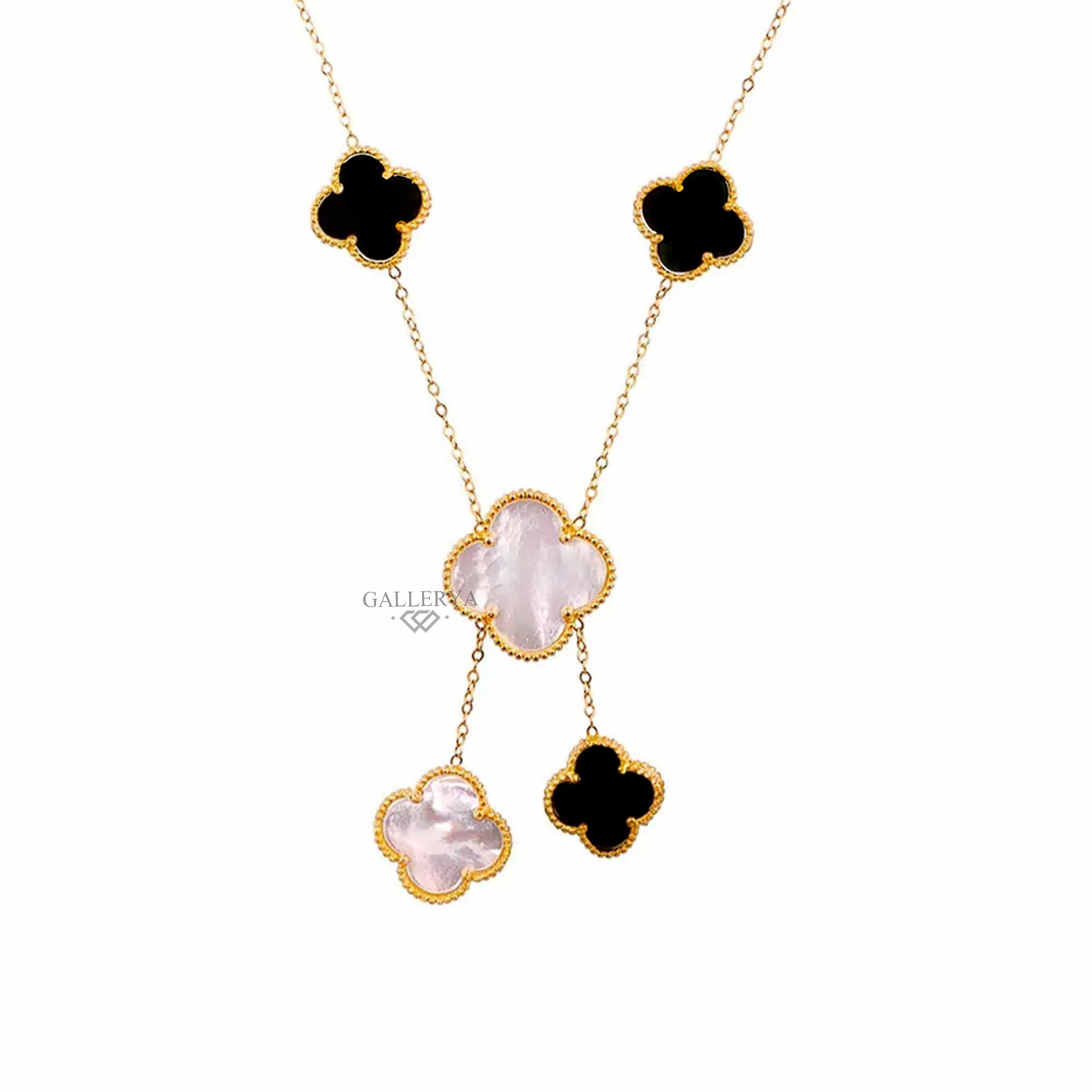 گردنبند طلا پنج ونکلیف