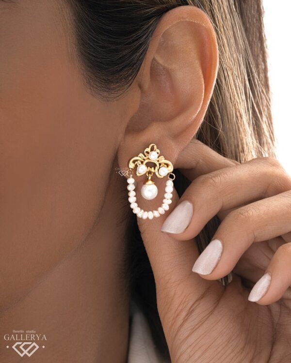 گوشواره طلا طرح اسلیمی 1